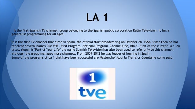 Spanish tv channels