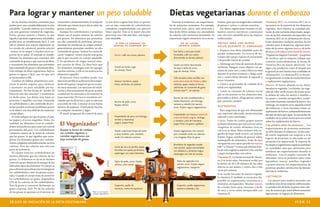 10 GUÍA DE INICIACIÓN DE LA DIETA VEGETARIANA PCRM 11
Para lograr y mantener un peso saludable Dietas vegetarianas durante el embarazo
De las muchas maneras existentes para
perder peso, una considerablemente la más
saludable. Cuando elabora sus comidas
con una generosa variedad de vegetales,
frutas, granos enteros y frijoles, lo que
signiﬁca opciones vegetarianas saludables,
perder peso es notablemente fácil. Y con
ello se obtiene una mejora importante en
los niveles de colesterol, presión arterial
, azúcar en la sangre y muchos otros as-
pectos de la salud. El mensaje es simple:
Elimine los alimentos que contienen alto
contenido de grasas y que carecen de ﬁbra,
e incremente los alimentos que presentan
bajo contenido de grasas y abundante ﬁbra.
Este enfoque de dieta vegetariana, baja en
grasas es segura y fácil, una vez que uno
se acostumbra a ella.
Cambiar de hábitos alimenticios cons-
tituye la piedra angular para alcanzar
y mantener un peso saludable perma-
nentemente. No hay forma de “perder 20
libras en solo dos semanas” y mantenerse
en dicho peso. Las dietas muy bajas en
proteínas y aquéllas con bajo contenido
de carbohidratos y alto contenido de pro-
teínas pueden ocasionar problemas graves
en la salud y son muy difíciles de mantener
a largo plazo.
El mito antiguo era que la pasta, el pan,
las papas y el arroz engordan. Falso. En
realidad, los alimentos ricos en carbohi-
dratos son perfectos para tener un control
permanente del peso. Los carbohidratos
contienen menos de la mitad de calorías
que las grasas, lo que signiﬁca que reem-
plazar los alimentos grasos por carbohi-
dratos complejos automáticamente recorta
calorías. Pero las calorías son solo una
parte de la historia.
El cuerpo trata los carbohidratos de
manera diferente que las calorías de las
grasas. La diferencia se da en la manera
como el cuerpo almacena la energía de los
diferentes tipos de alimentos. El cuerpo es
poco eﬁciente para almacenar la energía de
los carbohidratos como las grasas corpo-
rales. Cuando el cuerpo trata de convertir
los carbohidratos en grasa, desperdicia
23% de las calorías de los carbohidratos.
Pero la grasa se convierte fácilmente en
grasa corporal. Sólo 3% de las calorías
de las grasas se queman en el proceso de
El Veganizador*
Busque la forma de cambiar
sus comidas regulares a
comidas vegetarianas con
bajo contenido de grasas.
si por lo general su
comida se compone de:
en su lugar,
intente comer:
desayuno
Donut, café con crema, plátano
Pan Dulce u otro pan recién
horneado; café con crema
descremada no láctea; plátano
Cereal con leche, jugo
de naranja, fresas
Cereal con leche descremada
de soya o leche de arroz,
jugo de naranja, fresas
Huevos rancheros, papas
fritas, salchicha, té caliente
Tofu revuelto sobre tortillas con
pasta para untar de frijoles y salsa
caliente, papas asadas al horno,
salchichas sin contenido de grasa
Gimme LeanTM
, té caliente
almuerzo
Burrito de pollo, arroz,
frijoles refritos
Burrito de tofu condimentado y
batata (boniato), con lechuga,
tomates y cebolla (sin queso),
arroz, frijoles negros vegetarianos
Emparedado de pavo con lechuga,
tomate y mayonesa;
yogurt; papas fritas
Emparedado con humus o pasta de
untar de frijoles negros, lechuga
y tomates, puré de manzana,
papas fritas sin grasa o galletas
Posole tradicional (Sopa de cerdo
y maíz molido), pan, ensalada
verde con aderezo cremoso
Posole vegetariano (ver receta),
pan, ensalada verde con aderezo
a la vinagreta libre de grasa
cena
Carne de res a la parrilla, papas
hervidas con queso parmesano,
espárragos con salsa holandesa
Brochetas de vegetales asadas
(ver receta), papas sancochadas
con albahaca y pimienta negra,
espárragos con sala de naranja
Fajita de pollo, arroz, frijoles
refritos, piña colada
Fajita de vegetales (sin
aceite), arroz, frijoles negros
vegetarianos, margarita
Gazpacho, paella de
mariscos, crema de espinacas
Gazpacho, paella vegetariana,
espinaca salteada y ajo
trientes, pero que no tengan alto contenido
de grasas o azúcar o calorías excesivas.
Las dietas vegetarianas basadas en ali-
mentos enteros nutritivos constituyen
una elección saludable para las mujeres
embarazadas.
pautas para una buena
salud durante el embarazo
• Empiece una dieta saludable antes de
quedar embarazada. La reserva de nu-
trientes del cuerpo soporta el crecimiento
y desarrollo inicial de su bebé.
• Mantenga un ritmo de aumento de peso
uniforme. Póngase como objetivo un au-
mento de entre tres y cuatro libras en total
durante el primer trimestre y luego entre
tres y cuatro libras durante el segundo y
tercer trimestre.
• Visite a su proveedor de cuidado de la
salud con regularidad.
• Limite su consumo de calorías vacías
que se encuentran en los alimentos muy
procesados y dulces. ¡Haga que las calorías
que consume cuenten!
nutrientes
Para asegurarse de que está obteniendo
una nutrición adecuada, preste atención
especial a estos nutrientes:
Calcio: Todos los cuatro grupos nuevos
incluyen alimentos que son ricos en calcio.
Asegúrese de incluir alimentos ricos en
calcio en su dieta. Éstos incluyen tofu, ve-
getales de hojas verde oscuro, col, brócoli,
frijoles, higos, semillas de girasol, tahín,
mantequilla de almendras, leche de soya
enriquecida con calcio (pruebe las marcas
SilkTM
o VitasoyTM
u otras que utilizan frijo-
les de soya orgánicos enteros) y los cereales
y jugos enriquecidos con calcio.
Vitamina D: La fuente normal de vitami-
na D es la luz solar. Necesitará recibir por
lo menos de 20 a 30 minutos de luz solar
directa en sus manos y rostro, dos a tres
veces por semana.
Si no recibe luz solar de manera regular,
la vitamina D también se encuentra dis-
ponible en suplementos vitamínicos y
alimentos enriquecidos. Muchas marcas
de cereales listos para consumo y leche
de soya y arroz están enriquecidas con
vitamina D.
Vitamina B12: La vitamina B12 no se
encuentra en la mayoría de los alimentos
vegetales. Para obtener la cantidad suﬁ-
ciente de este nutriente importante, asegú-
rese de incluir alimentos enriquecidos con
vitamina B12 en su alimentación diaria.
Estos alimentos incluyen muchos de los
cereales para el desayuno, algunos susti-
tutos de la carne, algunas marcas de leche
de soya y la levadura nutricional de cerveza
“Vegetarian Support Formula”. Asegúrese
de verificar que la etiqueta indique que
contiene cianocobalamina, la forma de
vitamina B12 de mayor absorción. Las
algas y los productos como el tempeh por
lo general no son fuentes muy conﬁables de
vitamina B12. La vitamina B12 se encuen-
tra igualmente en todas las multivitaminas
y suplementos vegetarianos.
Hierro: El hierro abunda en las dietas
basadas en vegetales. Los frijoles, los vege-
tales de color verde oscuro, las frutas secas,
la melaza de caña, las nueces y semillas y
los panes y cereales enriquecidos, contie-
nen todos bastante cantidad de hierro. Sin
embargo, las mujeres en la segunda mitad
del embarazo a veces necesitan tomar un
suplemento de hierro, independientemente
del tipo de dieta que sigan. Su proveedor de
cuidados de la salud conversará con usted
sobre los suplementos de hierro.
Una palabra sobre las proteínas ... Los
requerimientos de proteínas aumentan
en 30% durante el embarazo. Si bien pue-
de existir inquietud con respecto a si la
ingesta de proteínas es adecuada en un
momento tan importante, la mayoría de
las mujeres vegetarianas ingieren proteínas
en cantidades más que suficientes para
satisfacer sus requerimientos durante el
embarazo. Con el amplio consumo de
alimentos ricos en proteínas tales como
legumbres, nueces, semillas, vegetales
y granos enteros, los requerimientos de
proteínas pueden satisfacerse fácilmente
durante le embarazo.
lactancia
Las pautas para madres lactantes son
similares a las de las mujeres embarazadas.
La producción de leche requiere más calo-
rías, de manera que usted deberá aumentar
ligeramente su ingesta de alimentos.
Durante el embarazo, sus requerimien-
tos de nutrientes aumentan. Por ejemplo,
necesitará más calcio, más proteínas y
más ácido fólico aunque sus necesidades
de calorías sólo aumenten levemente. Es
importante ingerir alimentos ricos en nu-
conversión y almacenamiento. Es el tipo de
alimento que tienen mayor efecto sobre las
grasas corporales.
Aunque los carbohidratos y proteínas
tienen casi el mismo número de calorías
por gramo, los alimentos que presentan
un alto contenido de proteínas, particu-
larmente los productos de origen animal,
generalmente presentan también un alto
contenido de grasas. Incluso los cortes de
carne “magros” tienen mucha más grasa
que la que necesita un cuerpo saludable.
Y los productos de origen animal siem-
pre carecen de fibra. La fibra hace que
los alimentos satisfagan más sin agregar
muchas calorías, y sólo se encuentra en los
alimentos vegetales.
El ejercicio físico también ayuda. Los
ejercicios aeróbicos aceleran la descompo-
sición de la grasa y aseguran que no se pier-
da masa muscular. Los ejercicios de toniﬁ-
cación y el levantamiento de pesas ayudan
a endurecer los músculos e incrementar la
masa muscular. El truco es encontrar acti-
vidades que lo diviertan y que se adecuen
a su estilo de vida. Caminar es una buena
manera de empezar. Usted puede hacerlo
en cualquier momento y lugar.
El mejor programa de control de peso
es una dieta vegetariana baja en grasas,
con un alto contenido de carbohidratos
complejos, complementada con ejercicio
físico regular. Esta es la mejor elección
para tener una vida más feliz, más larga y
más saludable.
*Nota: no se incluye la
máquina veganizadora.
 
