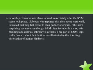 Spanking your lover improves intimacy