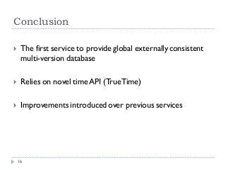 True Time Api Google Spanner | PDF