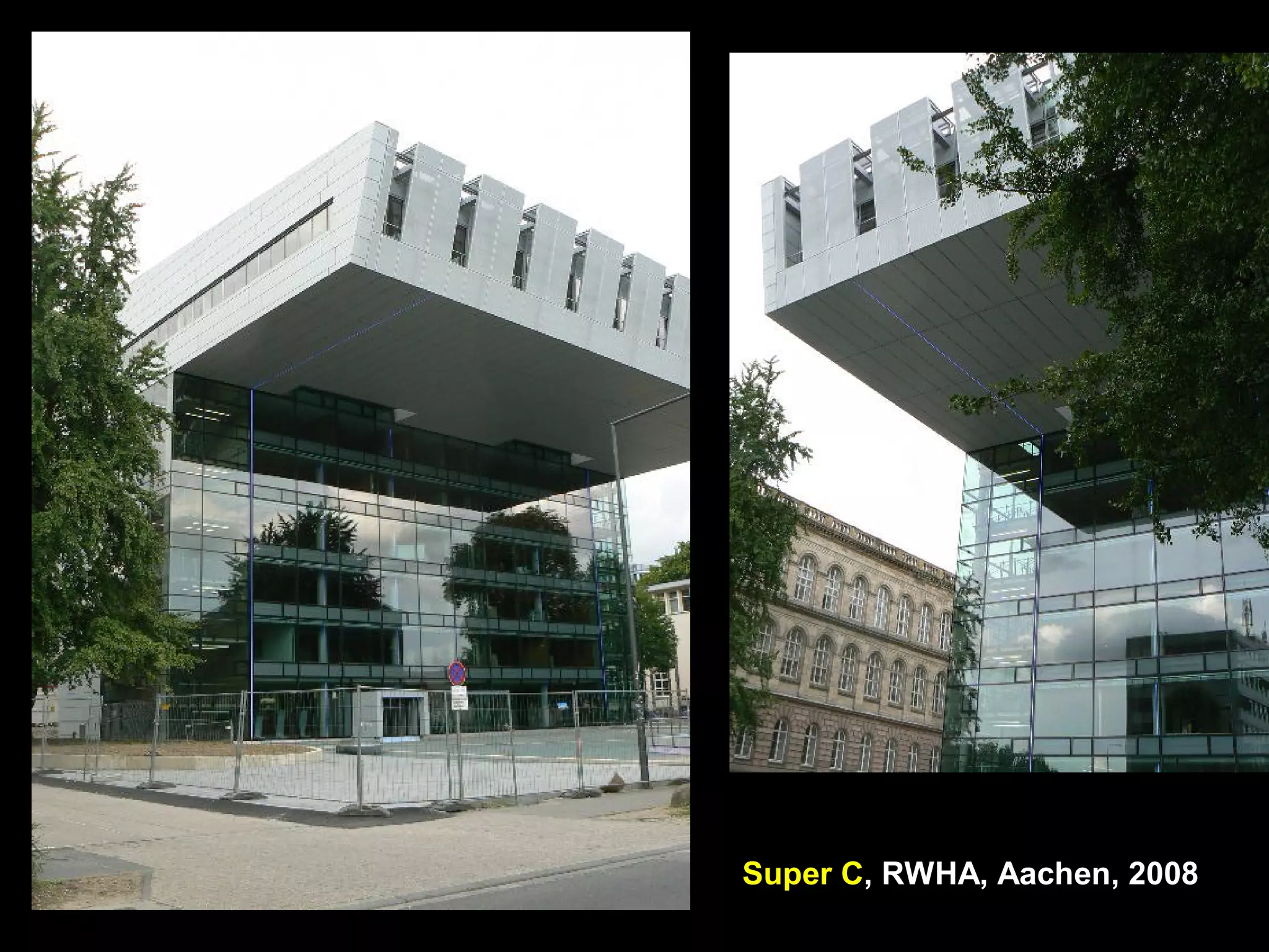 Greenhouse Pavilions, Parc André
Citroën, Paris, 1992, Patrick Berger
Arch, Veritas Struct.
 