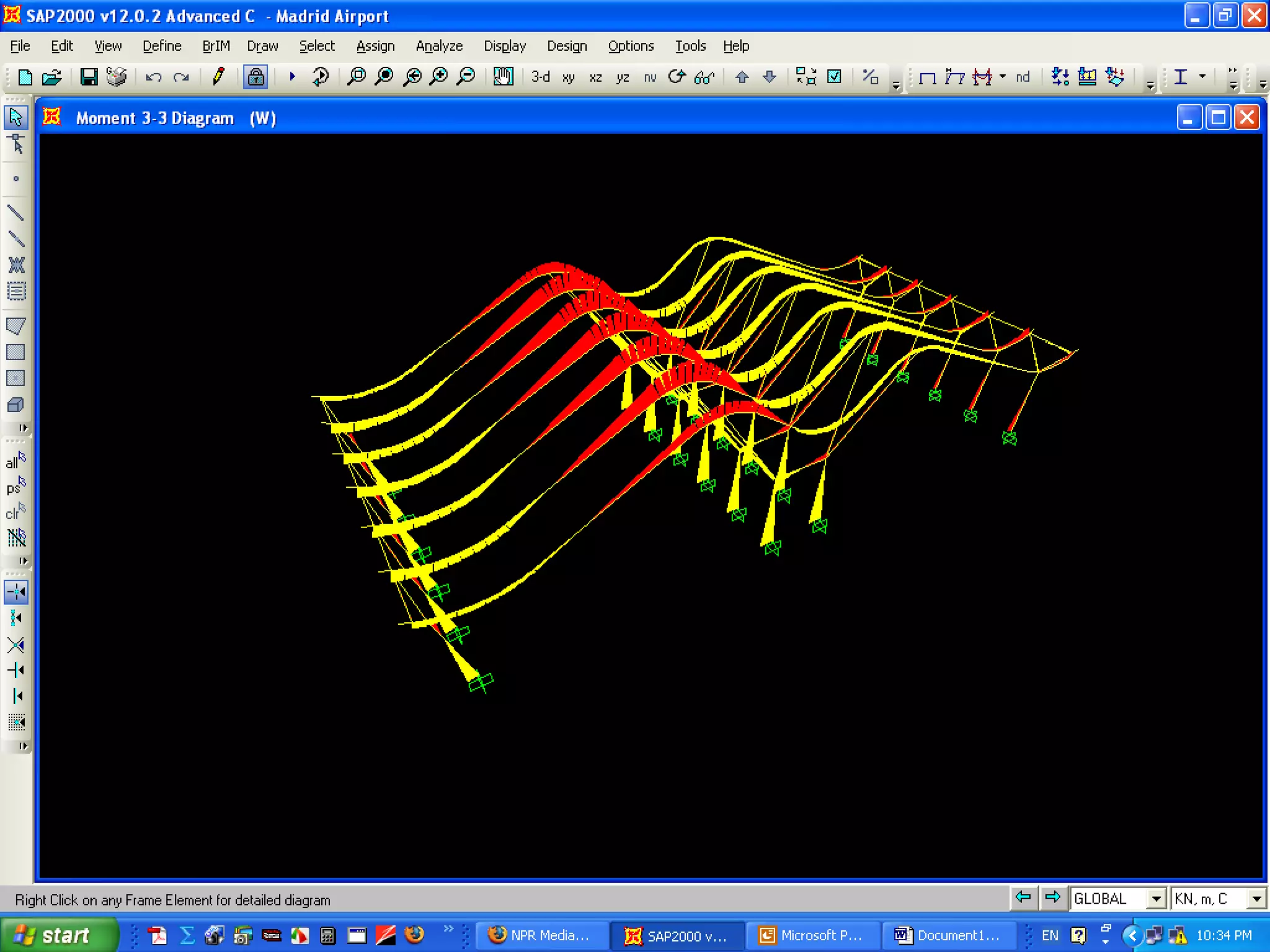 Visual study of single-
bay portal frames
 