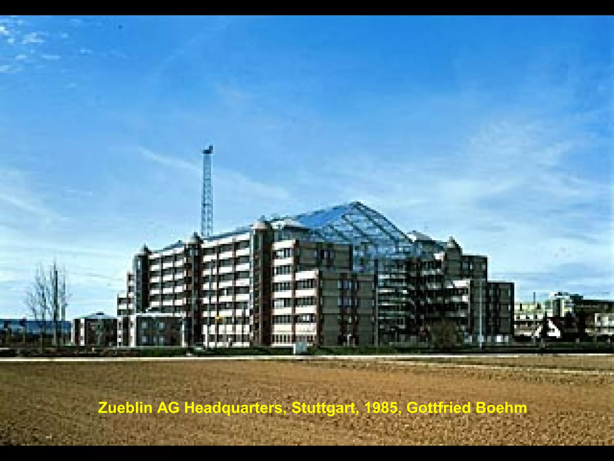 The International Congress Center,
Berlin, R. Schuler Architect
 