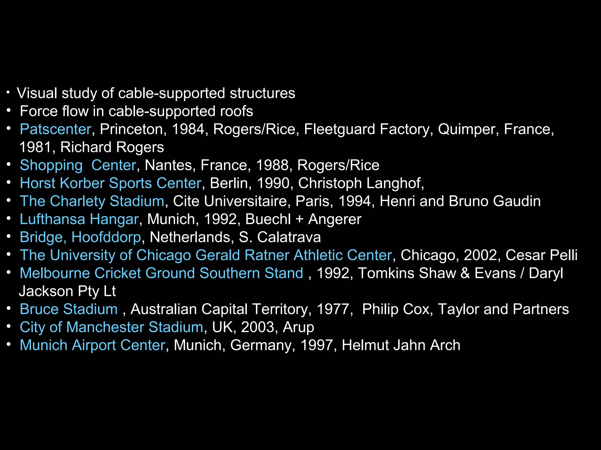 Lanxess Arena, Cologne, 1998, Peter Böhm Architekten
 