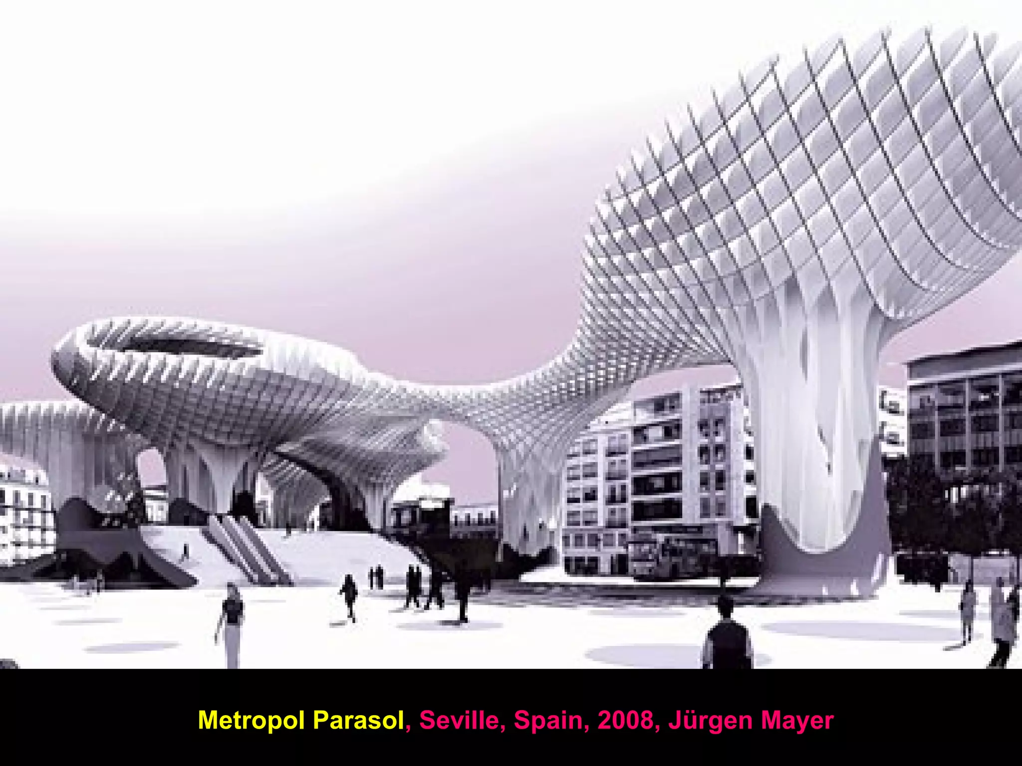 Tree Columns
• Ningbo Air Terminal
• Shenyang Airport Terminal
• Stanted Airport, London, UK, 1991, Norman Foster/ Arup
• Terminal 1 at Stuttgart Airport, 1991, von Gerkan & Marg. The huge steel trees
of the Stuttgart Airport Terminal, Stuttgart, Germany with their spatial strut
work of slender branches give a continuous arched support to the roof
structure thereby eliminating the separation between column and slab. The
tree columns put tension on the roof plate and compression in the branches;
they are spaced on a grid of about 21 x 32 m (70 x 106 ft).
 