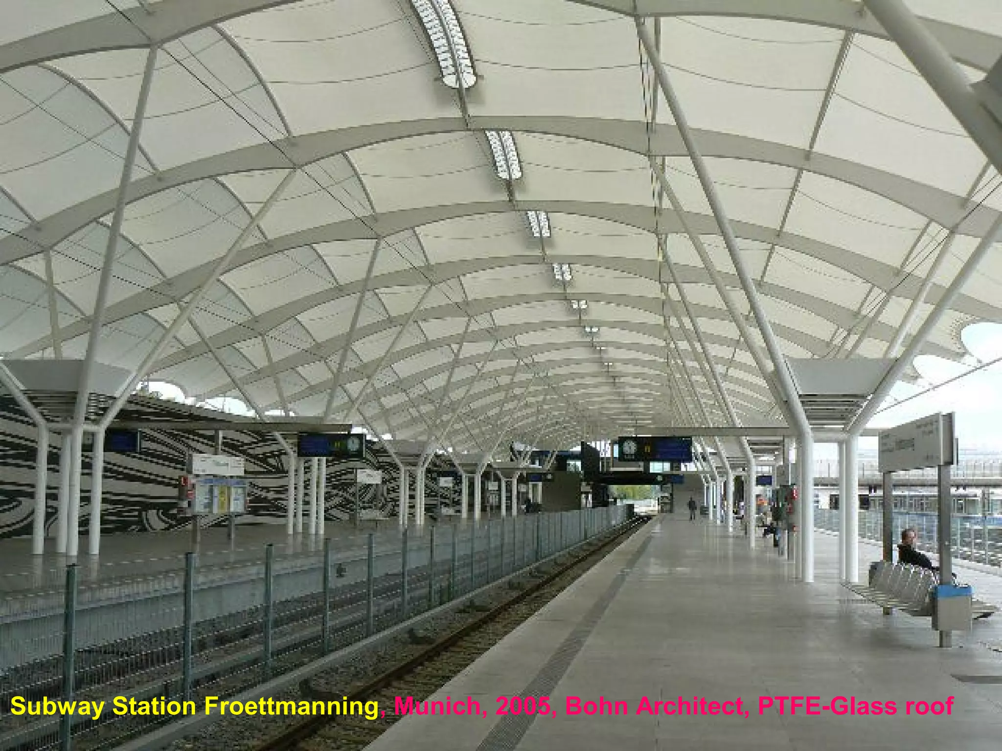 Visual study of bent
surface structures
 