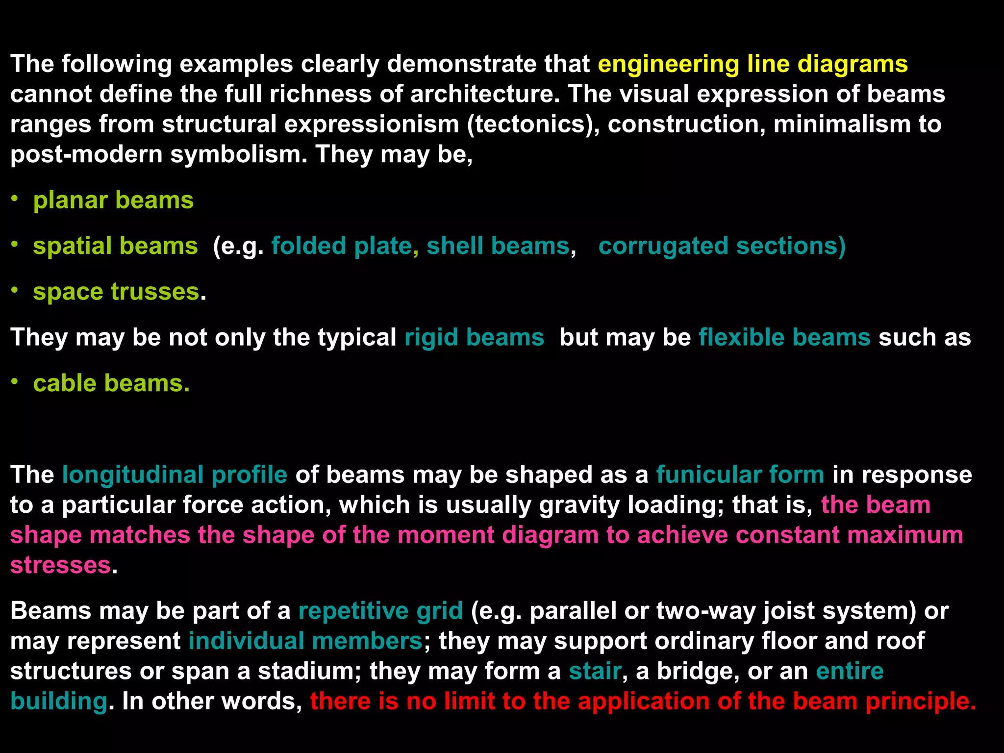 Cantilever structures
 