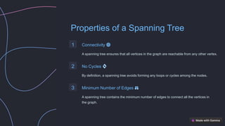 Spanning Tree in data structure and .pptx