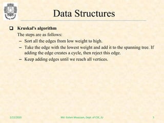 Comprehensive Guide to Kruskal's Algorithm for Minimum Spanning Trees | PDF