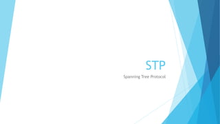 STP
Spanning Tree Protocol
 