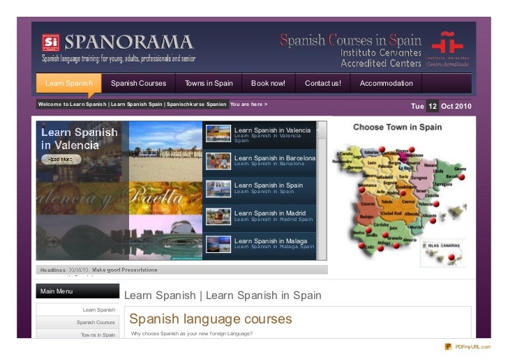 Learn Spanish in Spain, Spanish courses in language schools