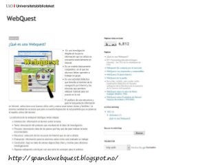 http://spanskwebquest.blogspot.no/