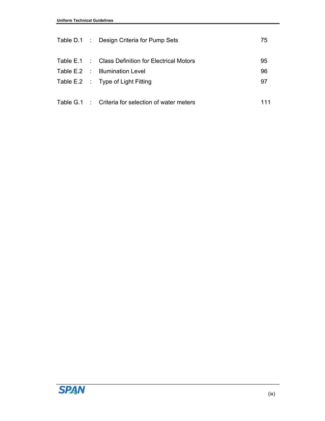 Span water guideline | PDF