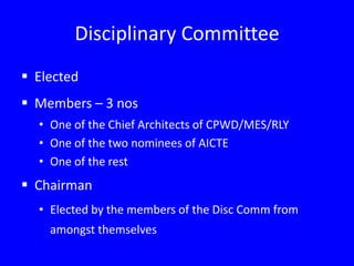 Complaint & architect’s response