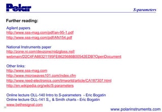 s_parameters.ppt is a material that Engineering intermediate Students ...