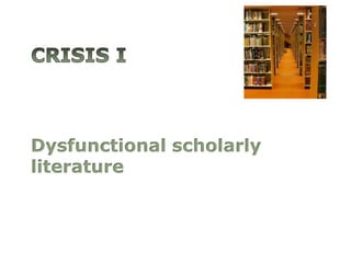 The infrastructure crisis of science Slide 3
