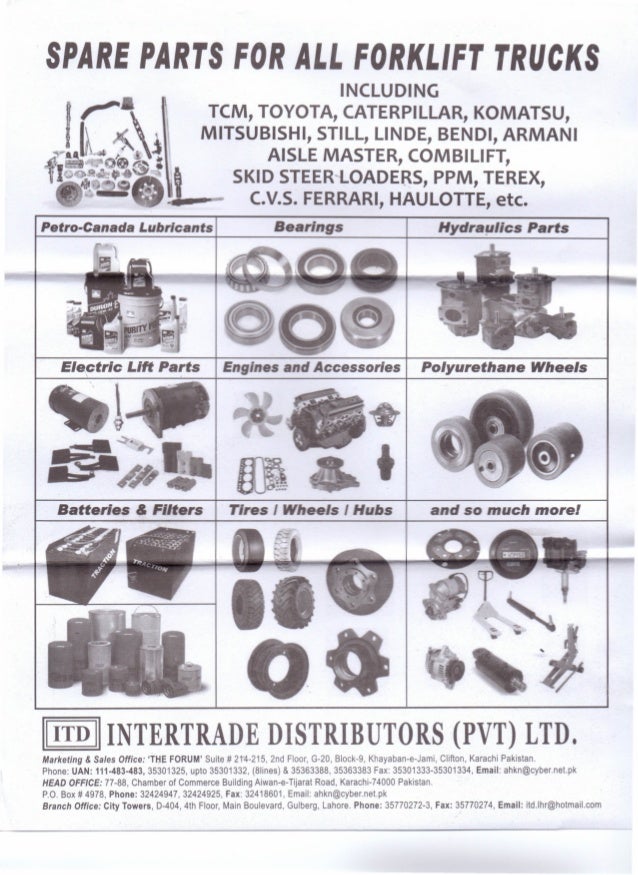 Spare parts for all forklift