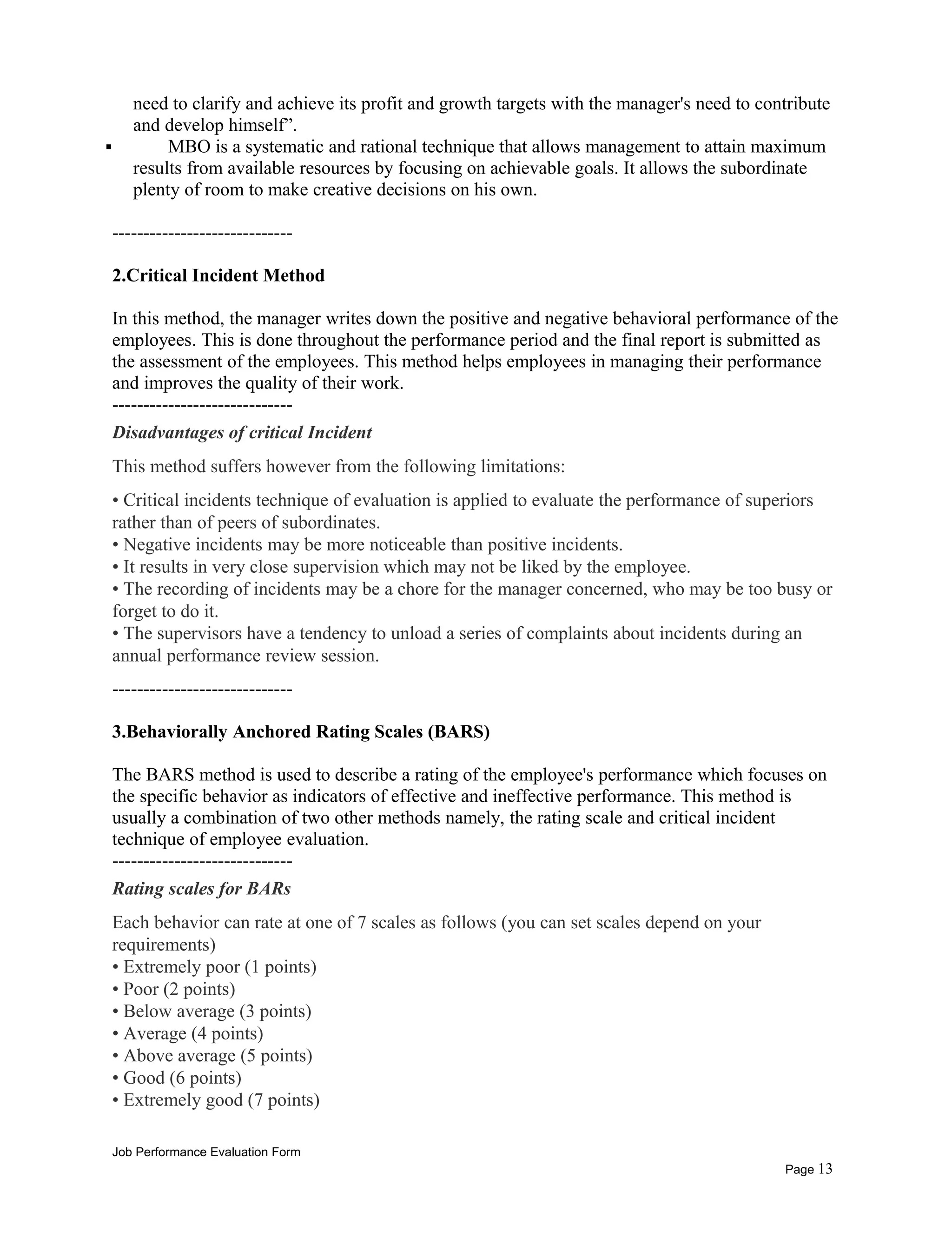 Spare parts interpreter performance appraisal PDF