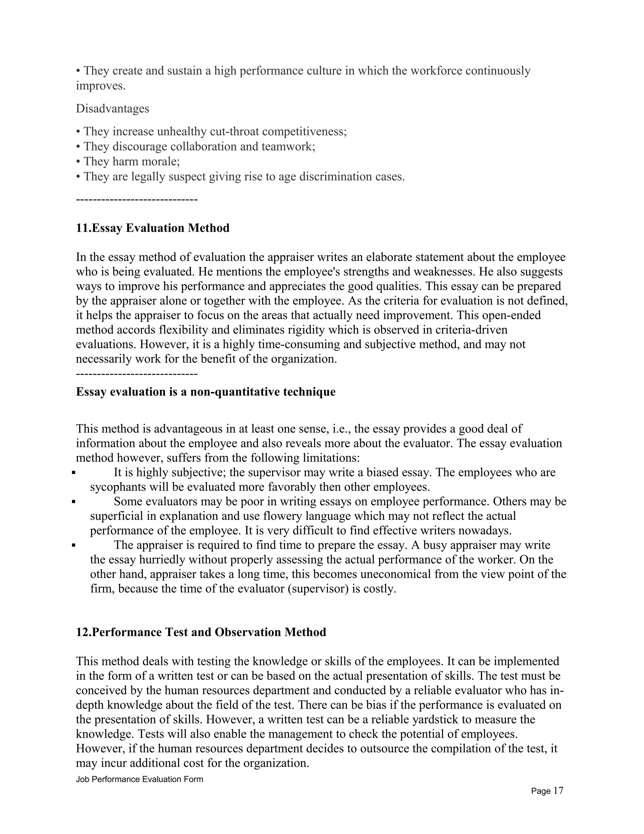 Spare parts interpreter performance appraisal PDF