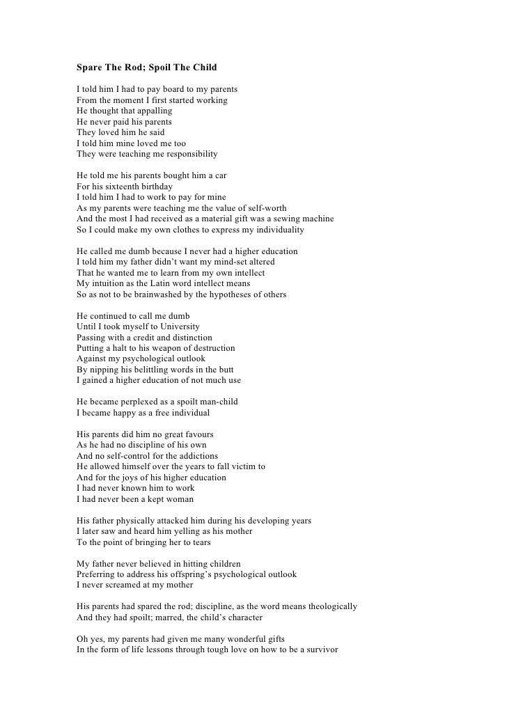 Spare The Rod