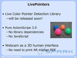 JSARToolKit / LiveChromaKey / LivePointers - Next gen of AR