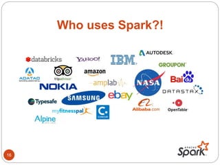 Who uses Spark?!
16
 