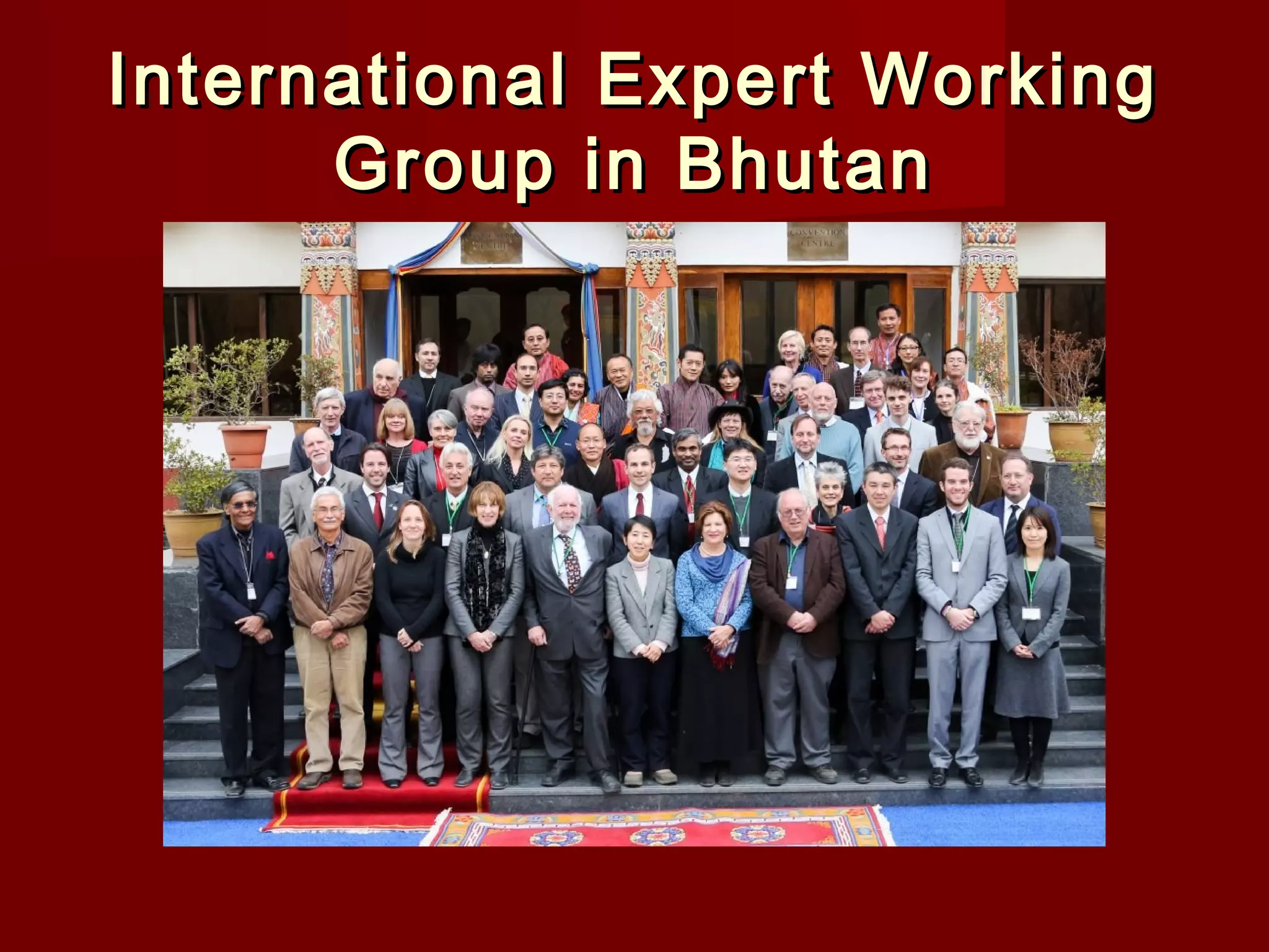International Expert Working
Group in Bhutan