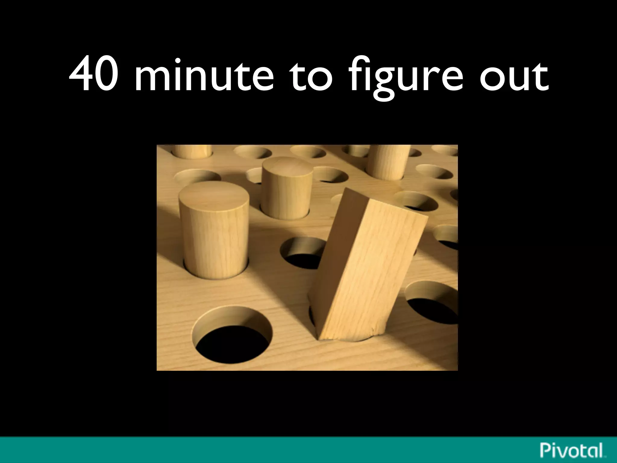 40 minute to ﬁgure out	

 