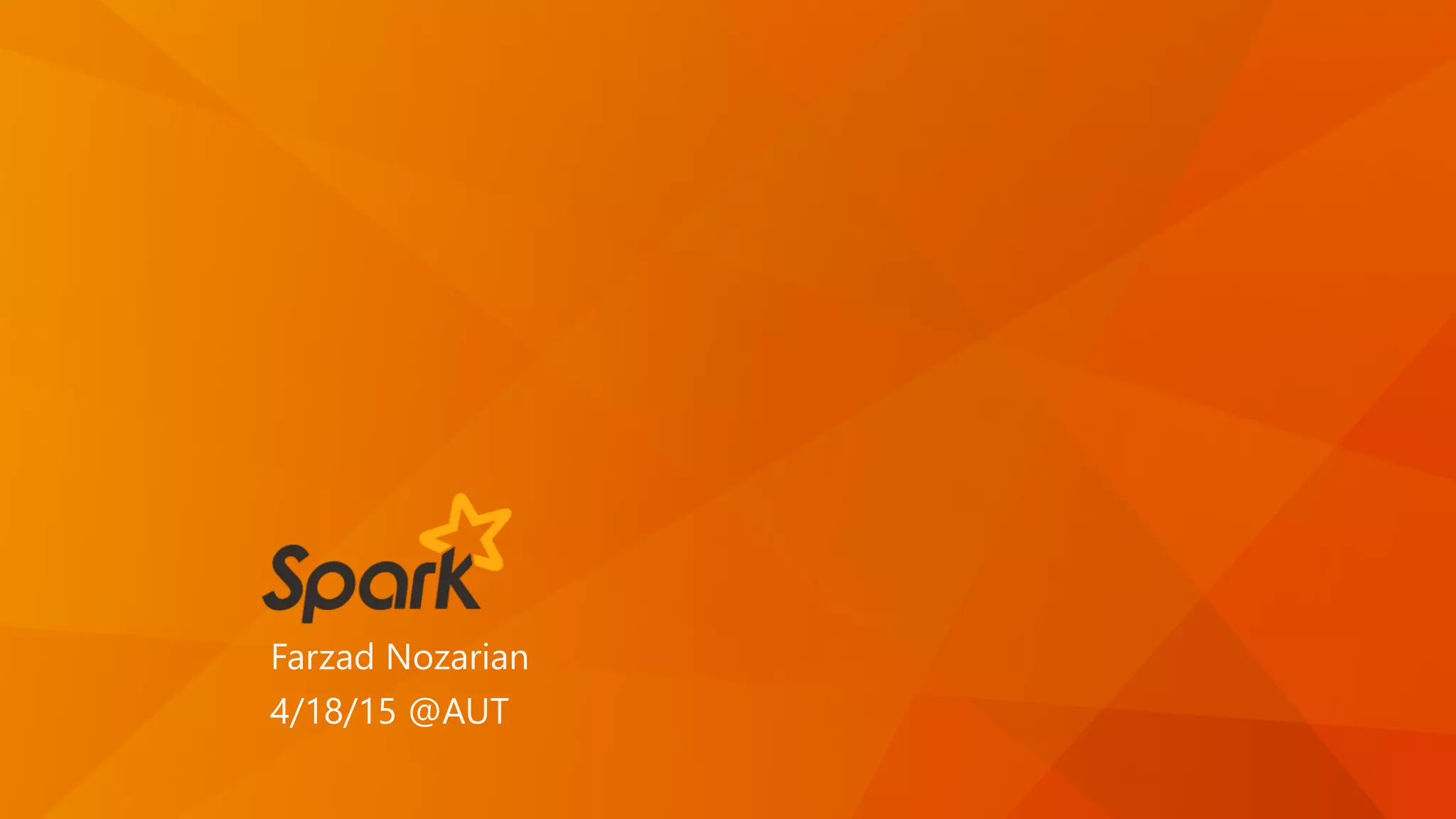 Farzad Nozarian
4/18/15 @AUT
 