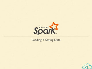 Loading + Saving Data
 