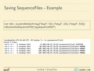 Apache Spark - Loading & Saving data | Big Data Hadoop Spark Tutorial ...