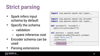 Spark schema for free with David Szakallas | PDF