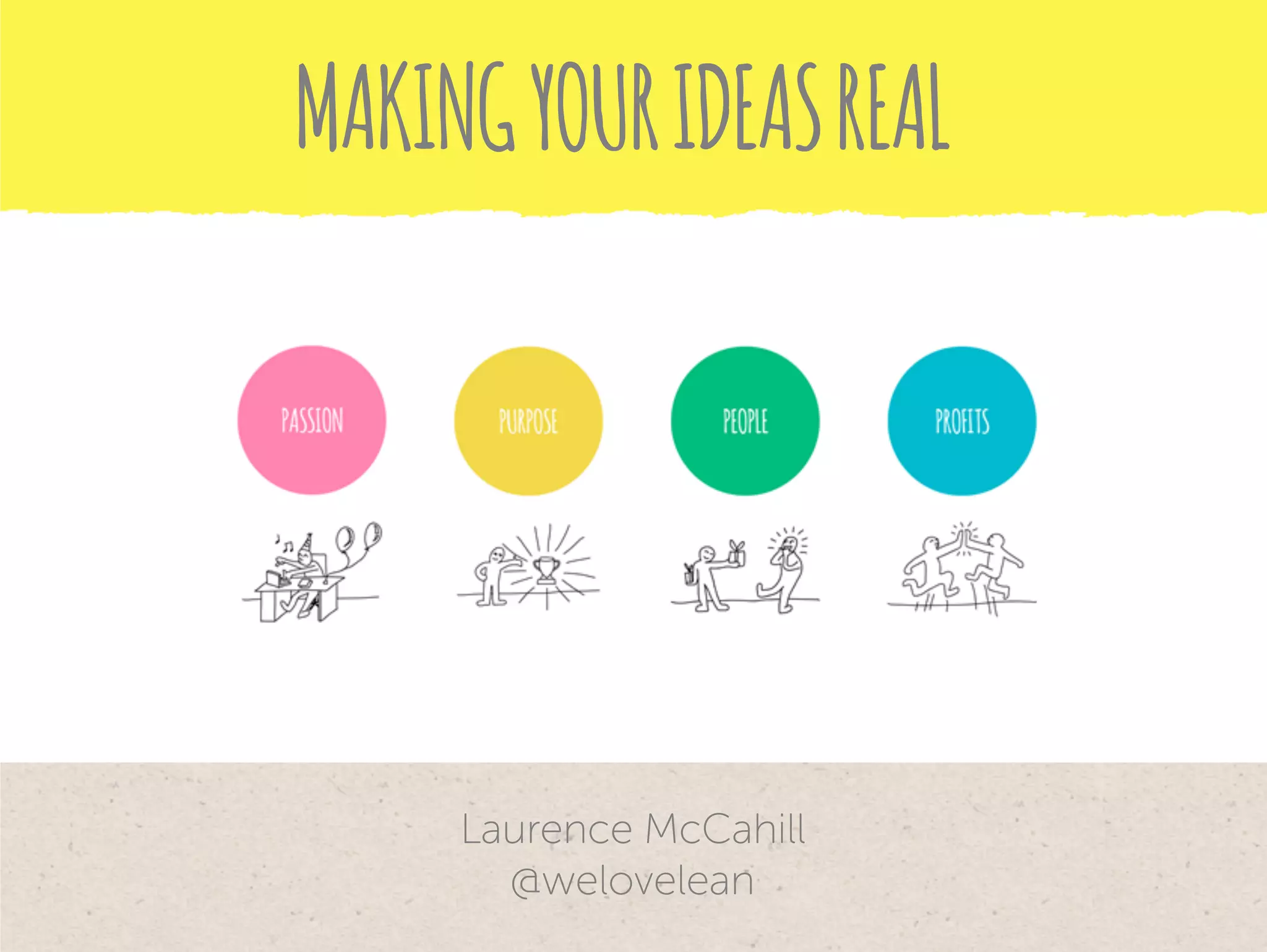 MAKINGYOURIDEASREAL
Laurence McCahill
@welovelean