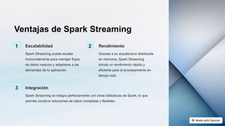 Spark Streaming introduccion desarrollo conclusion | PPTX