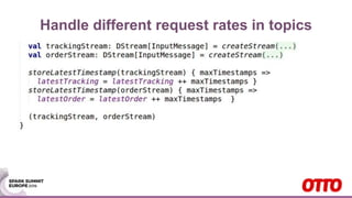 Handle different request rates in topics
 