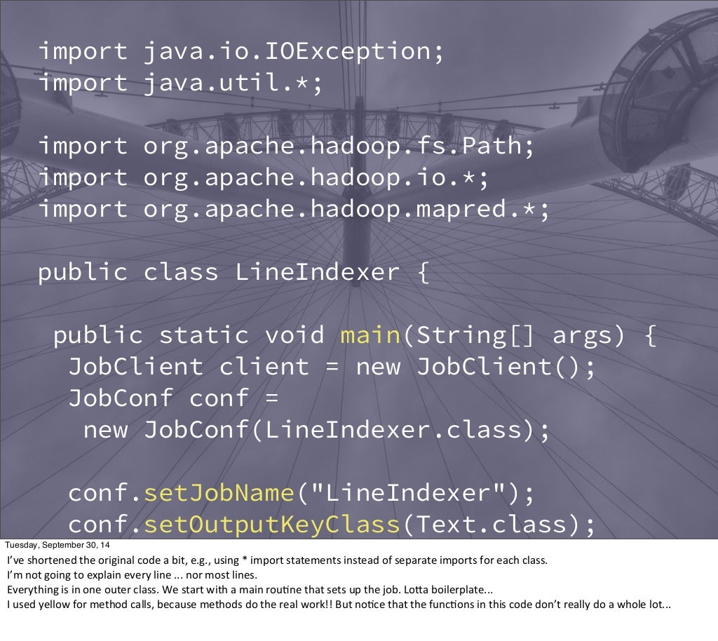 Import java io ioexception import java util import
