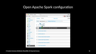 Save and Refresh Queues
Adjust capacity of the default queue to 50% if required before saving
© Crea've Commons A.ribu'on-ShareAlike 3.0 Unported License 12
 