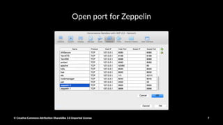 Open network se,ngs for VM
© Crea've Commons A.ribu'on-ShareAlike 3.0 Unported License 7
 