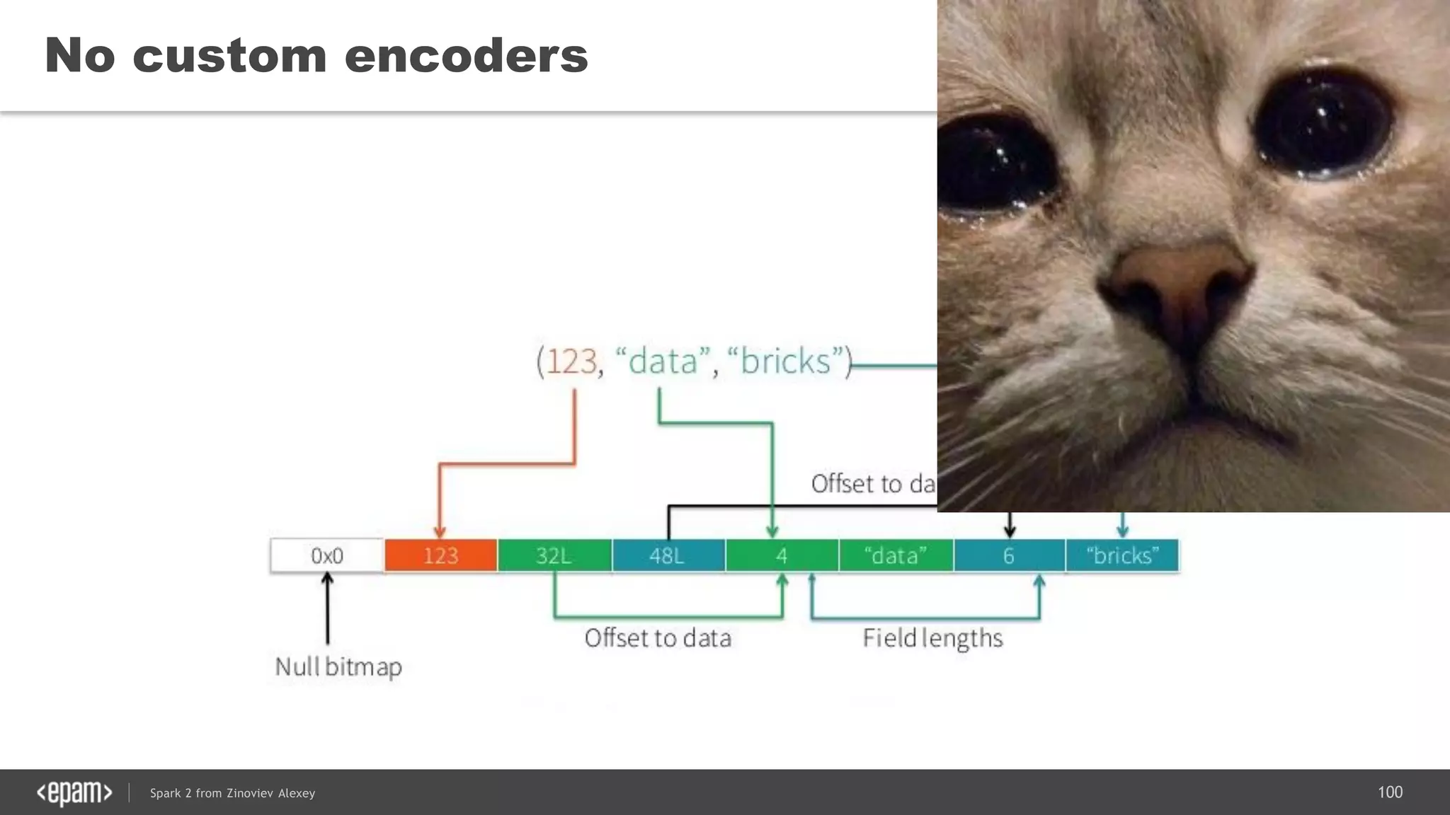 100Spark 2 from Zinoviev Alexey
No custom encoders
 
