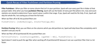 Spark: Understand the Basic of Pushed Filter and Partition Filter Using  Parquet File, by Songkunjump