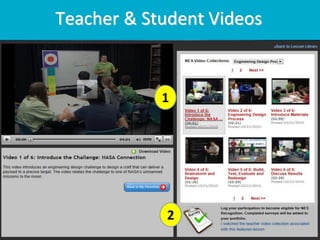 Teacher & Student Videos
1
2
 