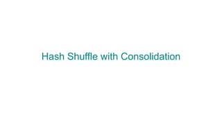 Hash Shuffle with Consolidation
 