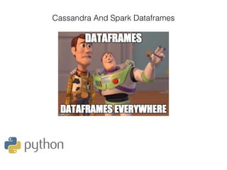 Cassandra And Spark Dataframes
 