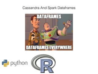Cassandra And Spark Dataframes
 