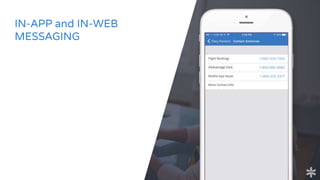 IN-APP and IN-WEB
MESSAGING
 