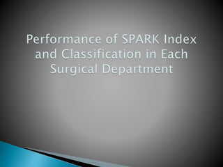 Spark classification | PPTX