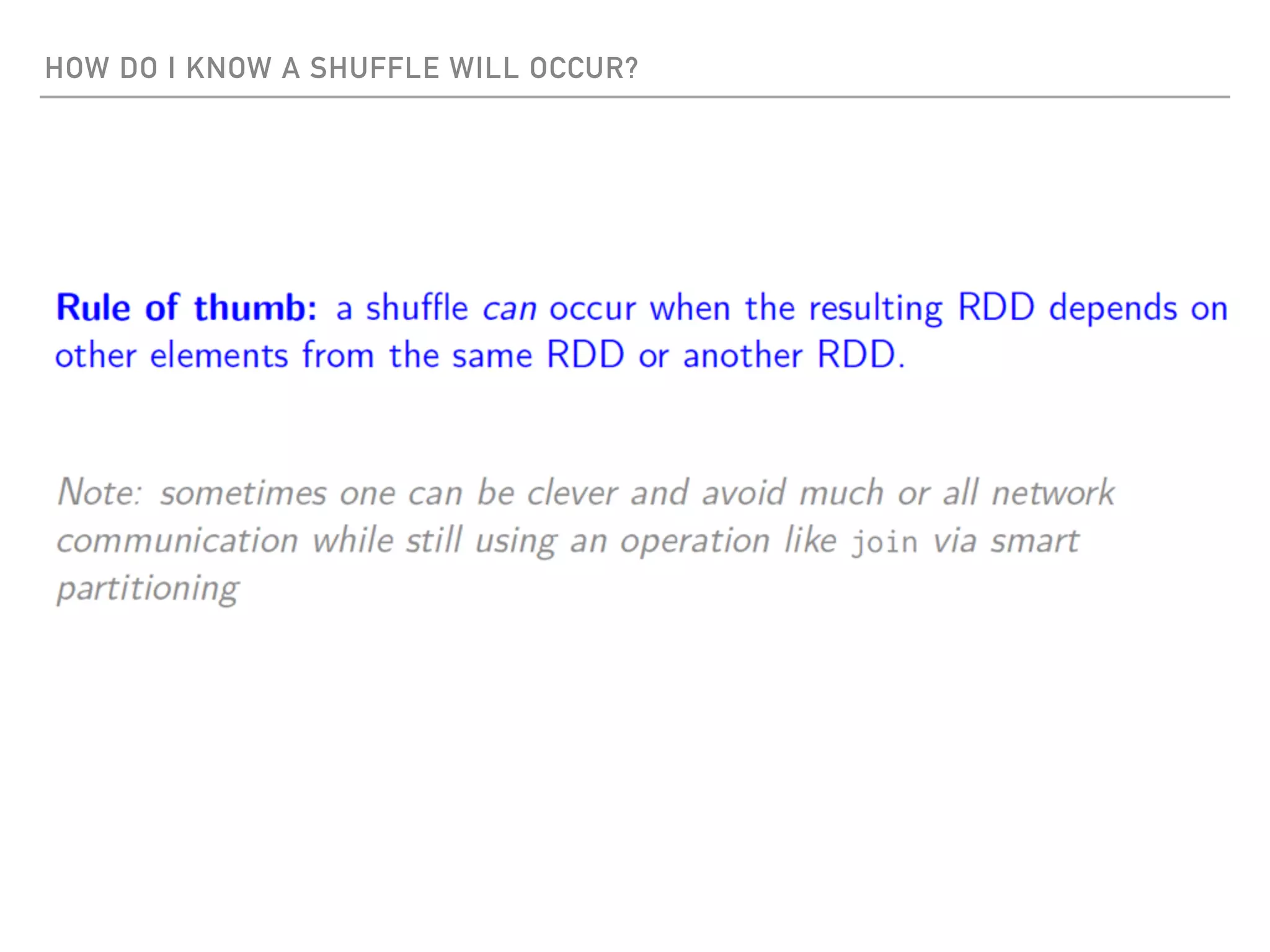 HOW DO I KNOW A SHUFFLE WILL OCCUR?
 