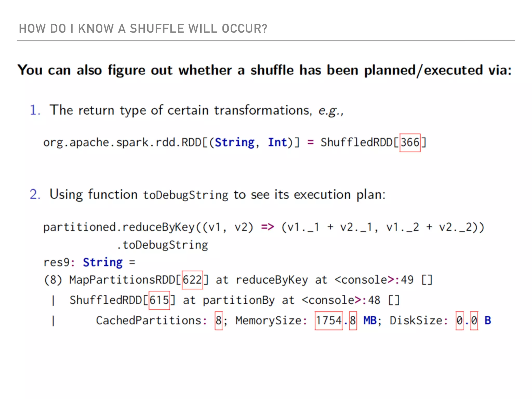 HOW DO I KNOW A SHUFFLE WILL OCCUR?
 