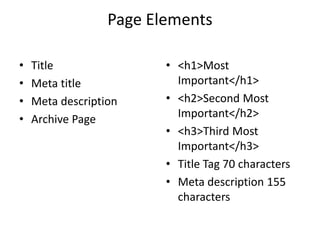 Htaccess & Cpanel
? https://codex.wordpress.org/Creating_an_Error_404_Page
? http://www.w3.org/Protocols/rfc2616/rfc2616-sec10.html
? http://moz.com/learn/seo/http-status-codes
? http://css-tricks.com/snippets/htaccess/custom-error-pages/
? ErrorDocument 400 /errors/badrequest.html
? ErrorDocument 401 /errors/authreqd.html
? ErrorDocument 403 /errors/forbid.html
? ErrorDocument 404 /errors/notfound.html
? ErrorDocument 500 /errors/serverr.html
? Redirect 301 /oldpage.html http://www.newdomain.com/
? newpage.html
 