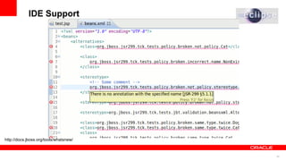 IDE Support




http://docs.jboss.org/tools/whatsnew/


                                        55
 